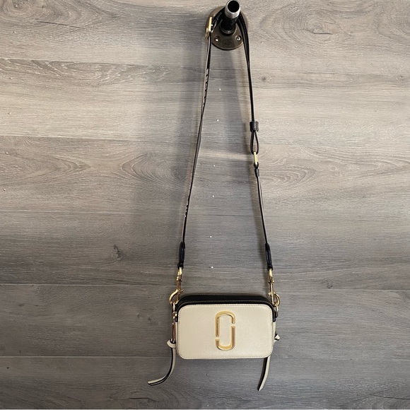 Marc Jacobs Handbags - Marc Jacobs The Snapshot New Cloud/Gold Crossbody Bag